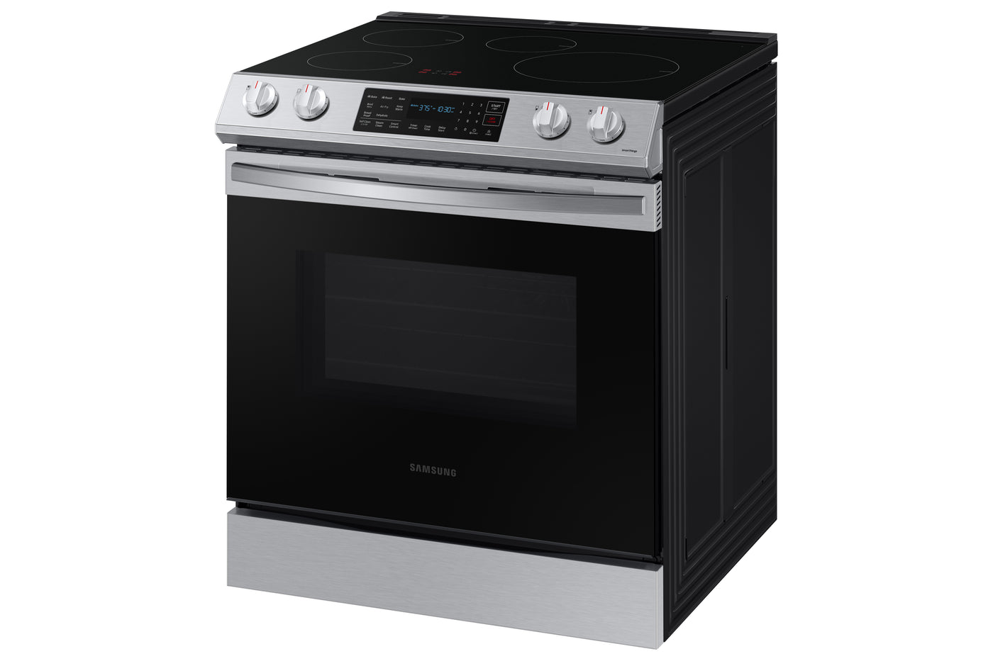 Samsung Stainless Steel Induction Slide-In Range with Air Fry (6.3 Cu.Ft.) - NE63B8411SS/AC