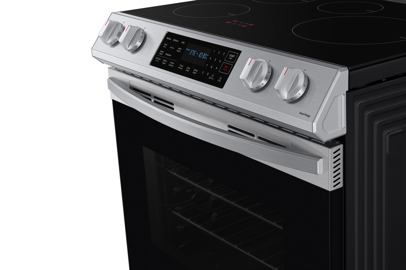 Samsung Stainless Steel Induction Slide-In Range with Air Fry (6.3 Cu.Ft.) - NE63B8411SS/AC