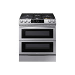 Samsung Stainless Steel Dual Fuel Range with True Convection and Air Fry (6.3 Cu.Ft) - NY63T8751SS/AC