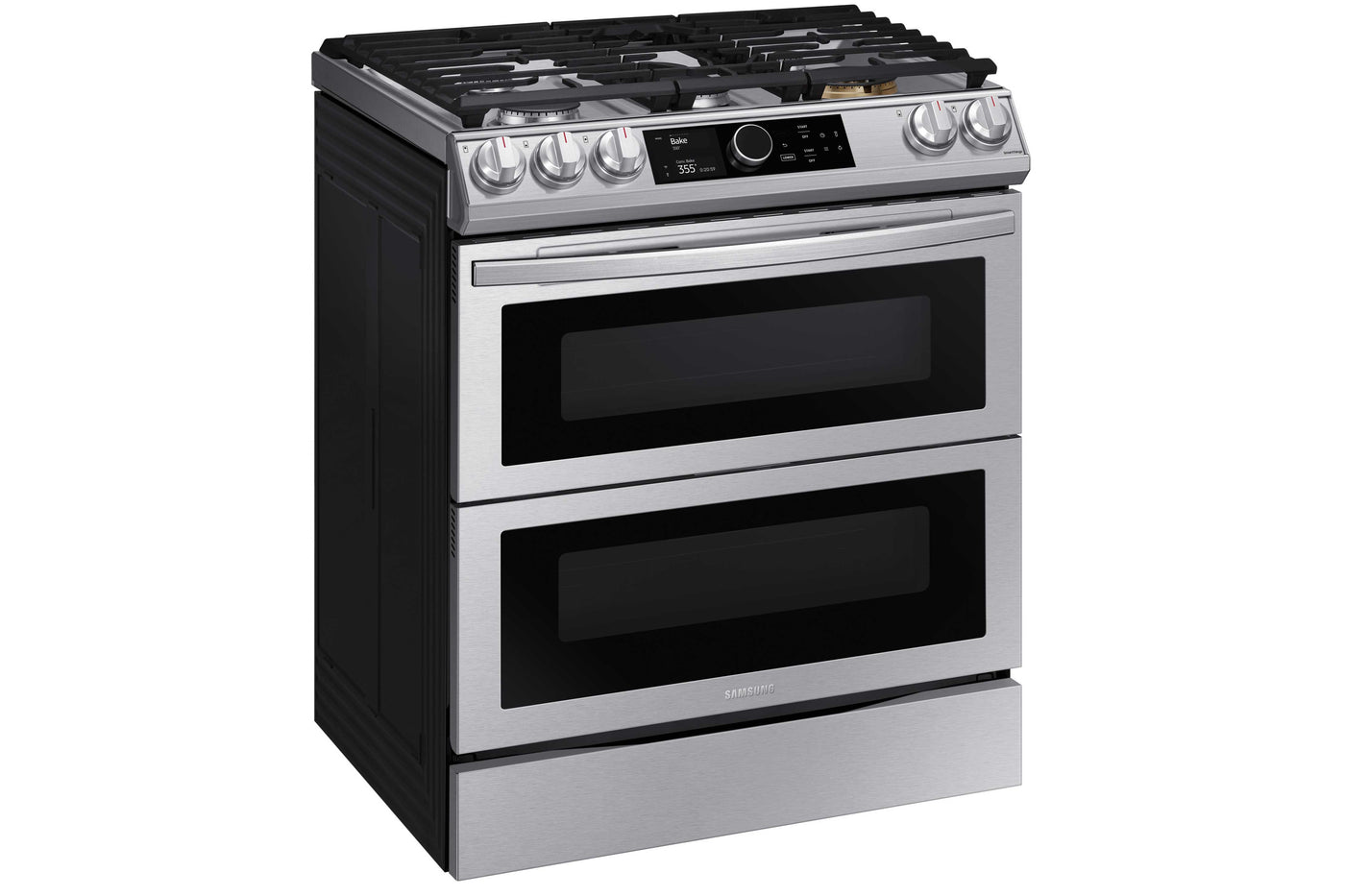Samsung Stainless Steel Dual Fuel Range with True Convection and Air Fry (6.3 Cu.Ft) - NY63T8751SS/AC