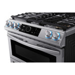 Samsung Stainless Steel Dual Fuel Range with True Convection and Air Fry (6.3 Cu.Ft) - NY63T8751SS/AC