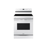 Samsung White Freestanding Electric Fan Convection Range with Air Fry and Wi-Fi (6.3 Cu.Ft) - NE63A6511SW/AC