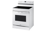 Samsung White Freestanding Electric Fan Convection Range with Air Fry and Wi-Fi (6.3 Cu.Ft) - NE63A6511SW/AC