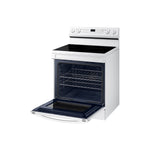 Samsung White Freestanding Electric Fan Convection Range with Air Fry and Wi-Fi (6.3 Cu.Ft) - NE63A6511SW/AC