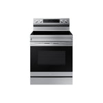 Samsung Stainless Steel Freestanding Electric Fan Convection Range with Air Fry and Wi-Fi (6.3 Cu.Ft) - NE63A6511SS/AC