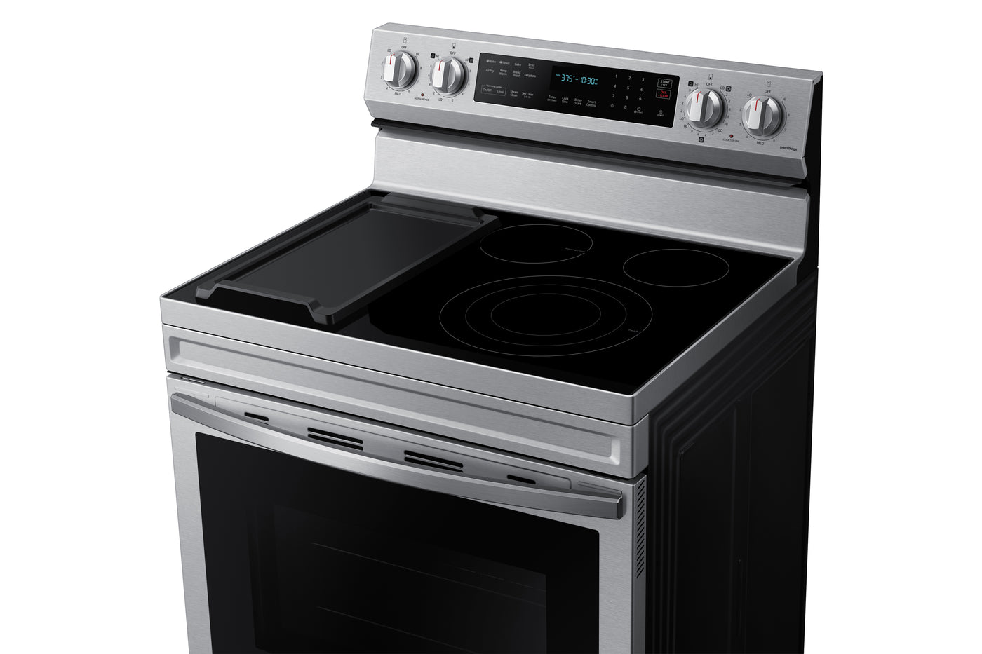 Samsung Stainless Steel Freestanding Electric True Convection Range with Air Fry and Wi-Fi (6.3 Cu.Ft) - NE63A6711SS/AC