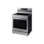 Samsung Stainless Steel Freestanding Electric True Convection Range with Air Fry and Wi-Fi (6.3 Cu.Ft) - NE63A6711SS/AC