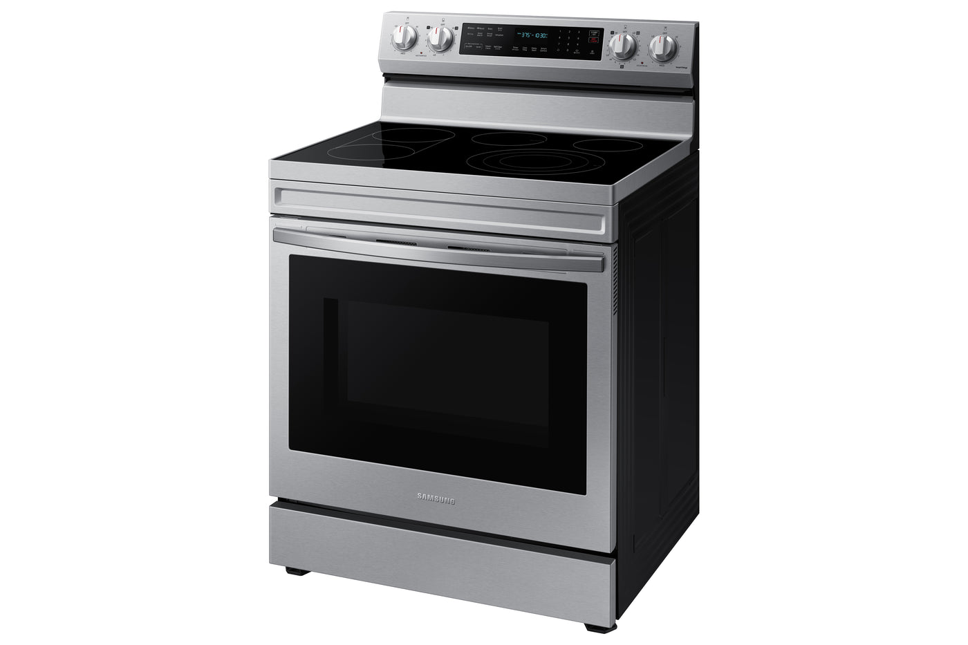 Samsung Stainless Steel Freestanding Electric True Convection Range with Air Fry and Wi-Fi (6.3 Cu.Ft) - NE63A6711SS/AC