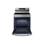 Samsung Stainless Steel Freestanding Electric True Convection Range with Air Fry and Wi-Fi (6.3 Cu.Ft) - NE63A6711SS/AC