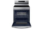 Samsung Stainless Steel Freestanding Electric True Convection Range with Air Fry and Wi-Fi (6.3 Cu.Ft) - NE63A6711SS/AC