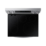 Samsung Stainless Steel Freestanding Electric True Convection Range with Air Fry and Wi-Fi (6.3 Cu.Ft) - NE63A6711SS/AC