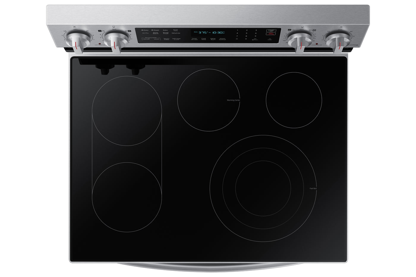 Samsung Stainless Steel Freestanding Electric True Convection Range with Air Fry and Wi-Fi (6.3 Cu.Ft) - NE63A6711SS/AC