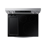 Samsung Stainless Steel Freestanding Electric True Convection Range with Air Fry and Wi-Fi (6.3 Cu.Ft) - NE63A6711SS/AC