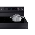 Samsung Black Stainless Steel Freestanding Electric True Convection Range with Air Fry and Wi-Fi (6.3 Cu.Ft) - NE63A6711SG/AC