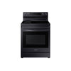 Samsung Black Stainless Steel Freestanding Electric True Convection Range with Air Fry and Wi-Fi (6.3 Cu.Ft) - NE63A6711SG/AC