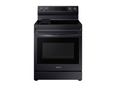 Samsung Black Stainless Steel Freestanding Electric True Convection Range with Air Fry and Wi-Fi (6.3 Cu.Ft) - NE63A6711SG/AC