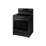 Samsung Black Stainless Steel Freestanding Electric True Convection Range with Air Fry and Wi-Fi (6.3 Cu.Ft) - NE63A6711SG/AC