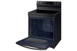 Samsung Black Stainless Steel Freestanding Electric True Convection Range with Air Fry and Wi-Fi (6.3 Cu.Ft) - NE63A6711SG/AC
