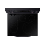 Samsung Black Stainless Steel Freestanding Electric True Convection Range with Air Fry and Wi-Fi (6.3 Cu.Ft) - NE63A6711SG/AC