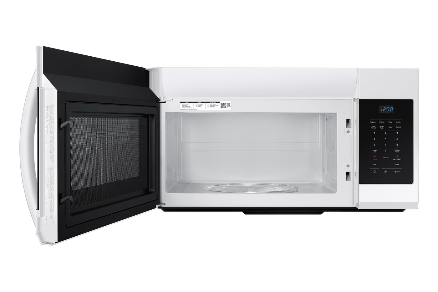 Samsung White Over-the-Range Microwave (1.7 Cu.Ft) ME17R7021EW