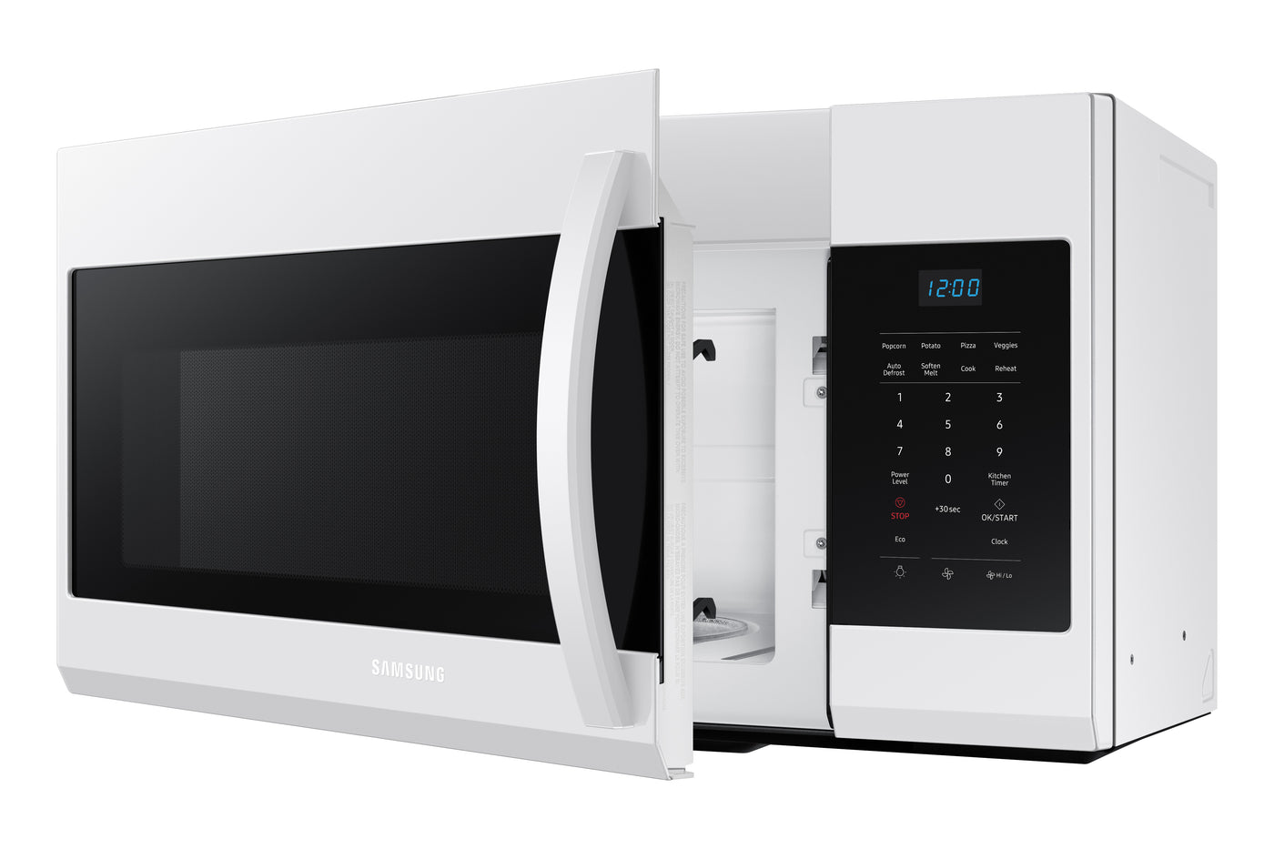 Samsung White Over-the-Range Microwave (1.7 Cu.Ft) ME17R7021EW
