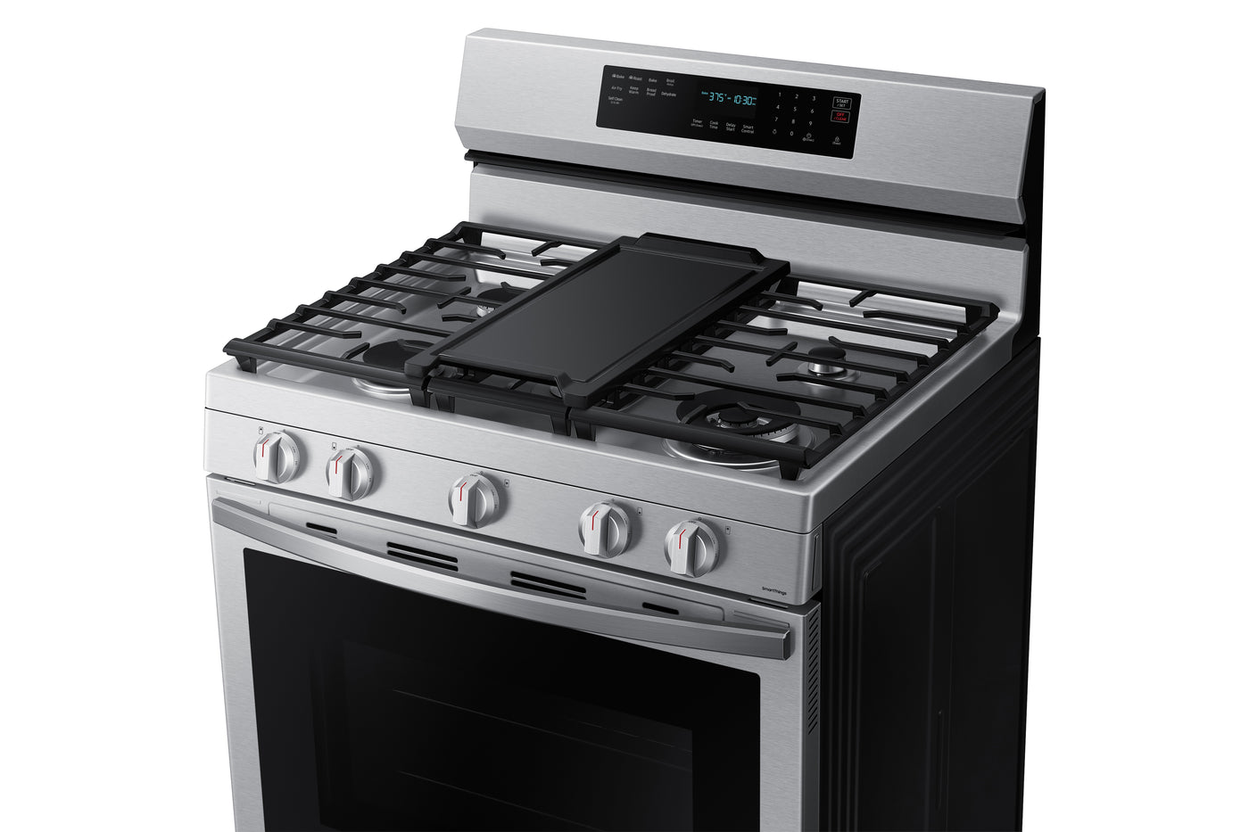 Samsung Stainless Steel Gas True Convection Range with Wi-Fi and Air Fry (6.0 Cu.Ft) - NX60A6711SS/AA