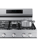 Samsung Stainless Steel Gas True Convection Range with Wi-Fi and Air Fry (6.0 Cu.Ft) - NX60A6711SS/AA