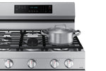 Samsung Stainless Steel Gas True Convection Range with Wi-Fi and Air Fry (6.0 Cu.Ft) - NX60A6711SS/AA