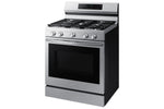 Samsung Stainless Steel Gas True Convection Range with Wi-Fi and Air Fry (6.0 Cu.Ft) - NX60A6711SS/AA