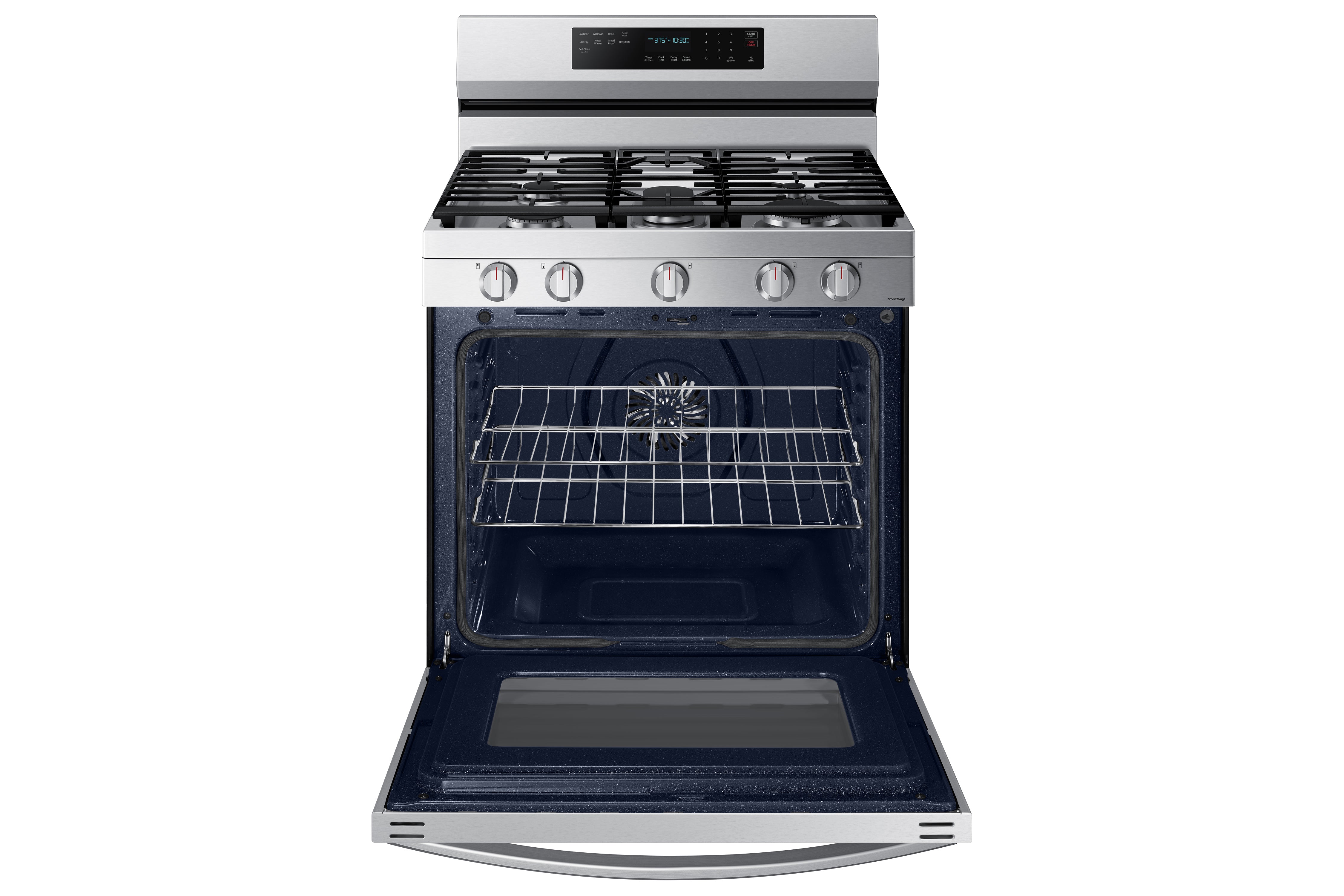 Samsung Stainless Steel Gas True Convection Range with Wi-Fi and Air Fry (6.0 Cu.Ft) - NX60A6711SS/AA