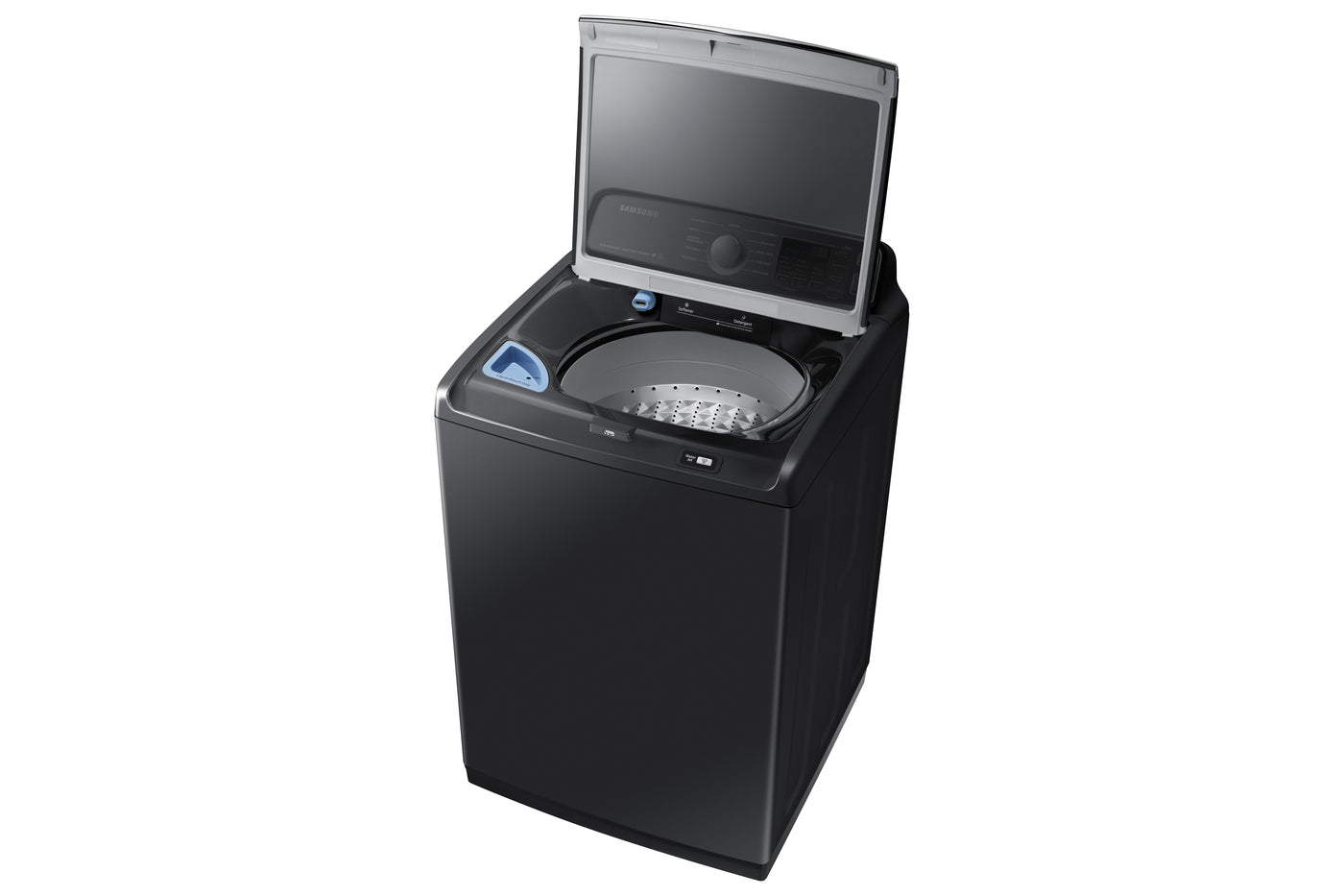 Samsung Black Stainless Steel Top Load Washer (5.8 Cu. Ft.) - WA50T7455AV/A4