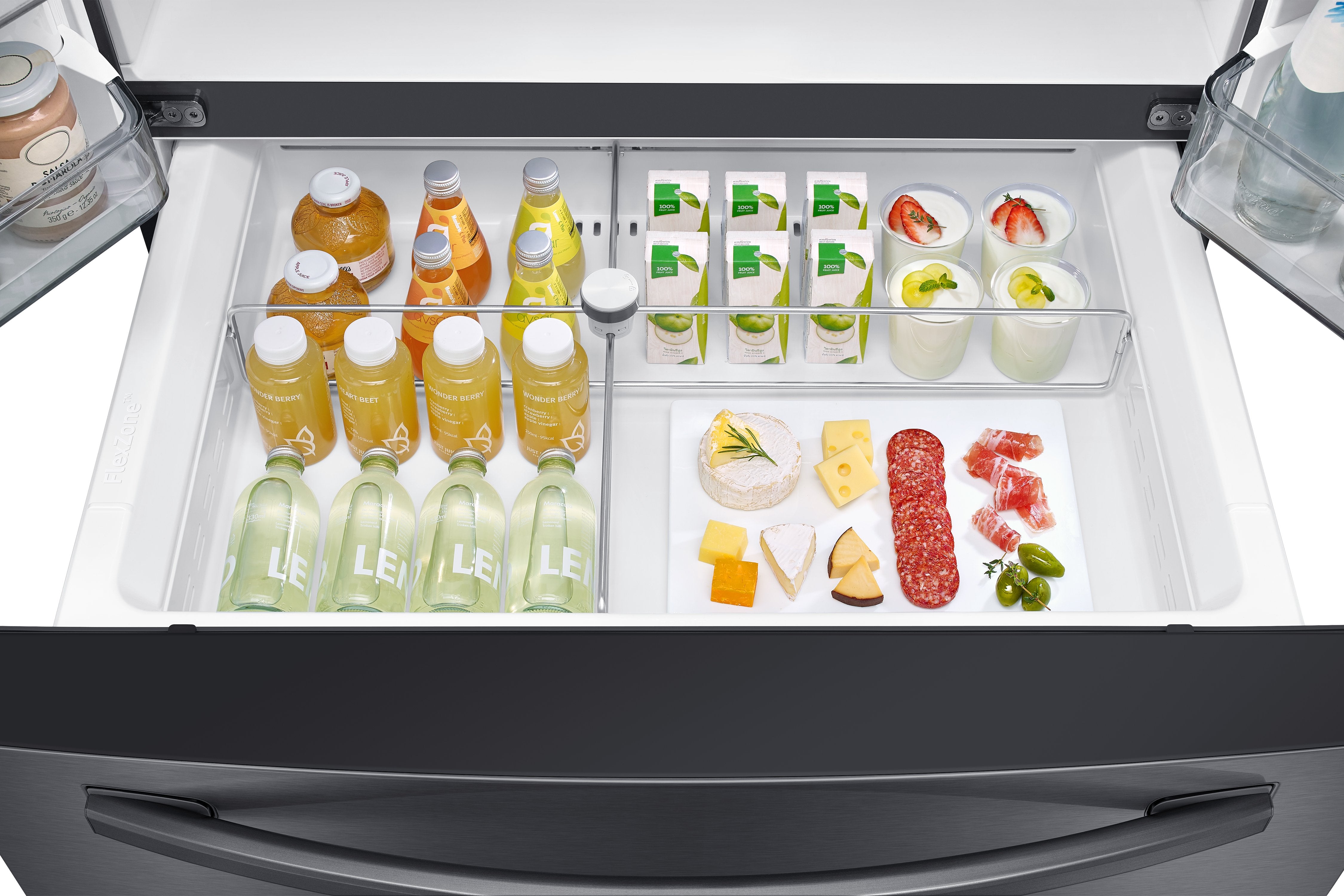 Samsung Black Stainless Steel French Door Refrigerator (27.7 Cu. Ft.) - RF28R7551SG/AC