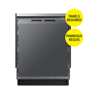 Samsung BESPOKE Panel Ready 24" Built-In Dishwasher with 3rd Rack and StormWash+™ (Without Panels) - DW80B7070AP/AC