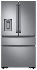 Samsung Stainless Steel Counter-Depth French Door Refrigerator (23 Cu. Ft.) - RF23M8090SR/AA