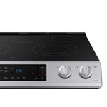 Samsung Stainless Steel Electric Range with Slide-in Design (6.3 Cu.Ft) - NE63T8111SS/AC