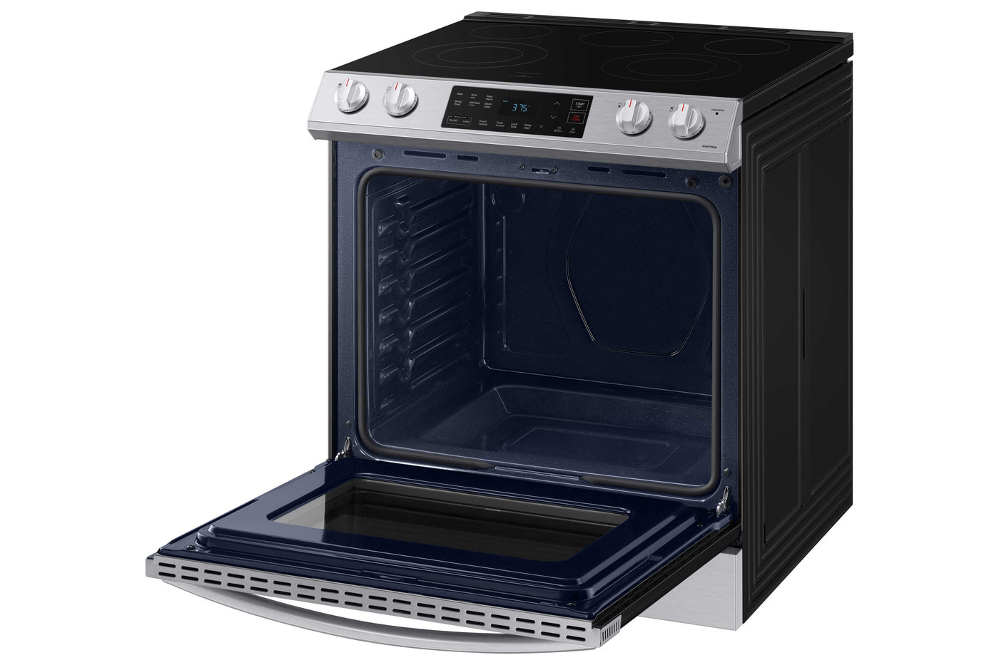 Samsung Stainless Steel Electric Range with Slide-in Design (6.3 Cu.Ft) - NE63T8111SS/AC