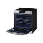 Samsung Stainless Steel Electric Range with Slide-in Design (6.3 Cu.Ft) - NE63T8111SS/AC
