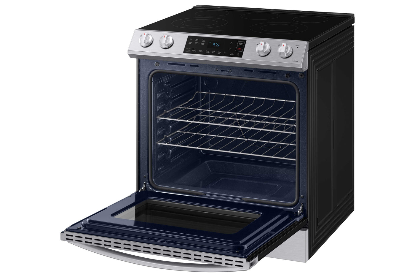 Samsung Stainless Steel Electric Range with Slide-in Design (6.3 Cu.Ft) - NE63T8111SS/AC