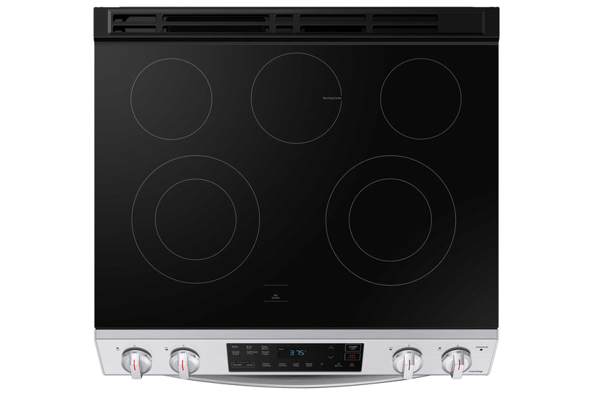 Samsung Stainless Steel Electric Range with Slidein Design (6.3 Cu.Ft
