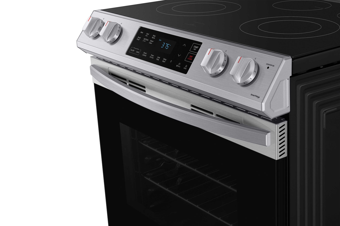 Samsung Stainless Steel Electric Range with Slide-in Design (6.3 Cu.Ft) - NE63T8111SS/AC
