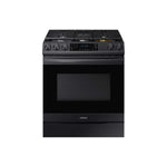 Samsung Black Stainless Steel Gas Range with True Convection and Air Fry (6.0 Cu.Ft) - NX60T8511SG/AA