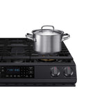 Samsung Black Stainless Steel Gas Range with True Convection and Air Fry (6.0 Cu.Ft) - NX60T8511SG/AA