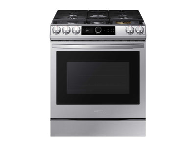 Samsung Stainless Steel Gas Range with 22K double burner and Air Fry (6.0 Cu.Ft) - NX60T8711SS/AA