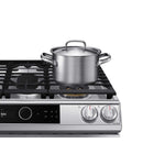 Samsung Stainless Steel Gas Range with 22K double burner and Air Fry (6.0 Cu.Ft) - NX60T8711SS/AA