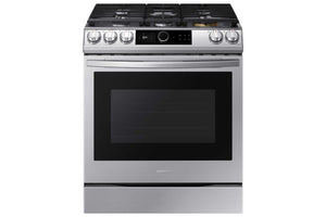 Samsung Stainless Steel Gas Range with 22K double burner and Air Fry (6.0 Cu.Ft) - NX60T8711SS/AA