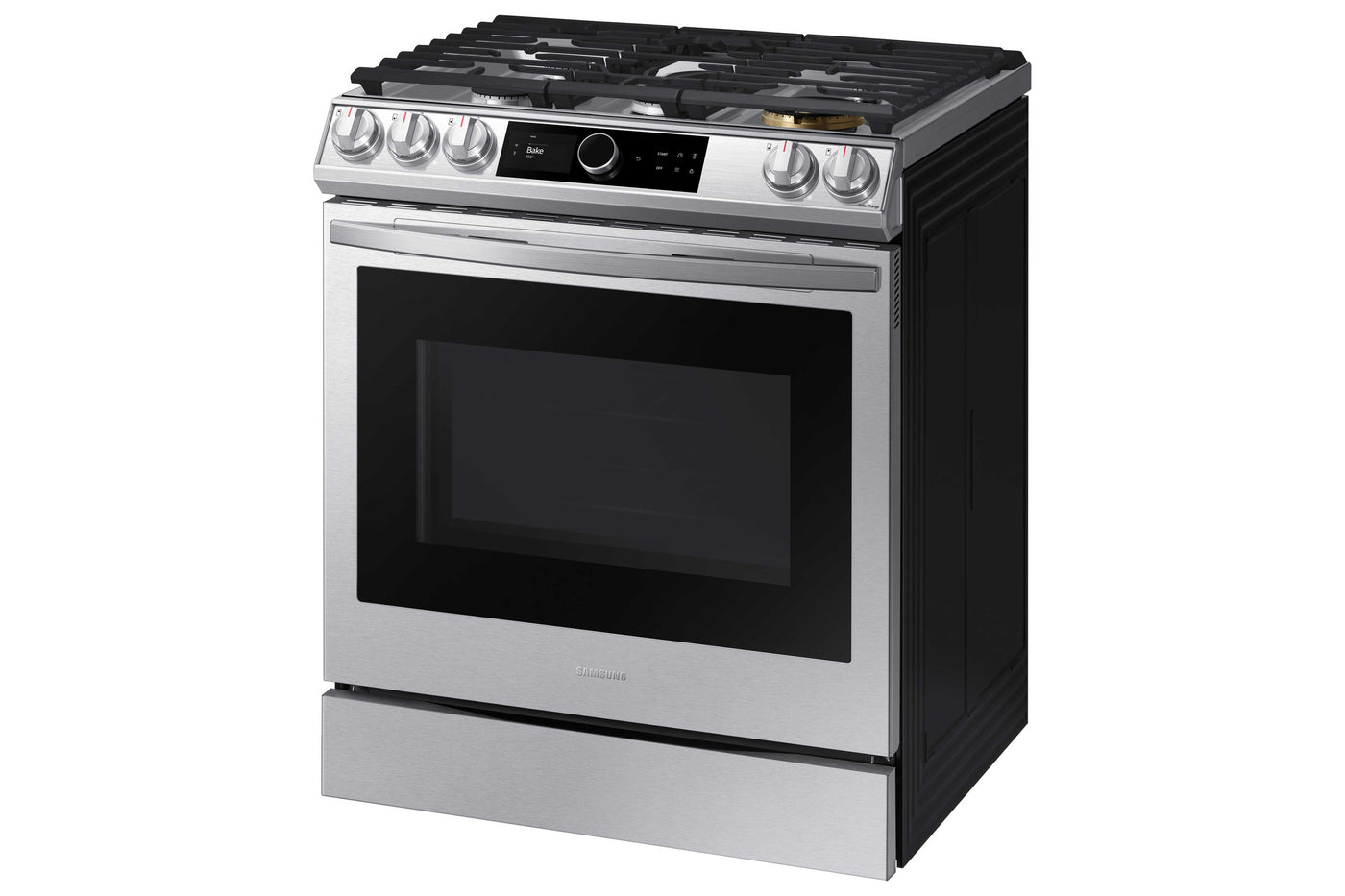 Samsung Stainless Steel Gas Range with 22K double burner and Air Fry (6.0 Cu.Ft) - NX60T8711SS/AA