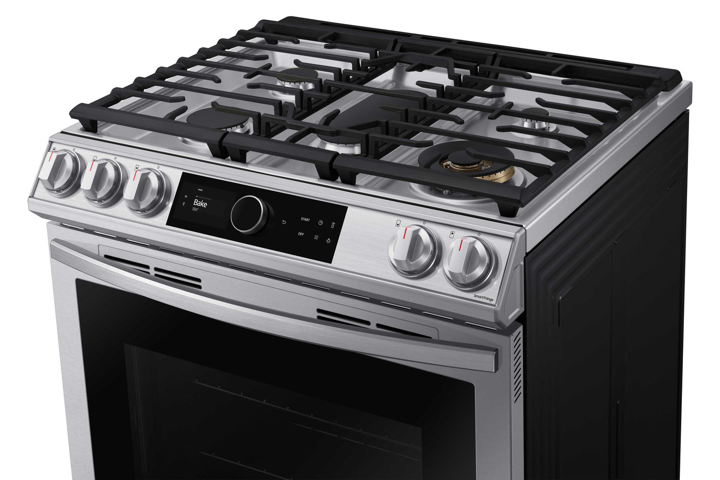 Samsung Stainless Steel Gas Range with 22K double burner and Air Fry (6.0 Cu.Ft) - NX60T8711SS/AA