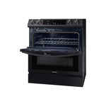 Samsung Black Stainless Steel Electric Range with Flex Duo and Air Fry (6.3 Cu.Ft) - NE63T8751SG/AC