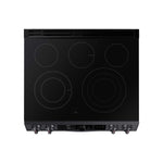 Samsung Black Stainless Steel Electric Range with Flex Duo and Air Fry (6.3 Cu.Ft) - NE63T8751SG/AC