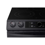 Samsung Black Stainless Steel Electric Range with Flex Duo and Air Fry (6.3 Cu.Ft) - NE63T8751SG/AC